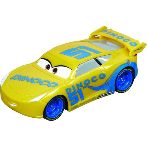  Carrera 64083 GO!!! Disney/Pixar Cars 3 Dinoco Cruz Slot Car Racing Vehicle,Multi