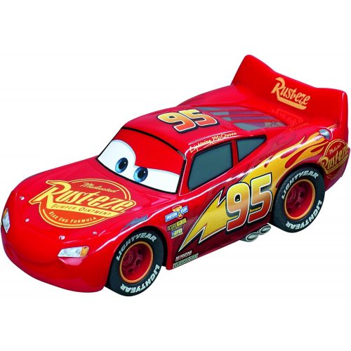  Carrera GO!!! 62476 Disney Pixar Cars Speed Challenge Electric Slot Car Race Track Set in 1:43 Scale