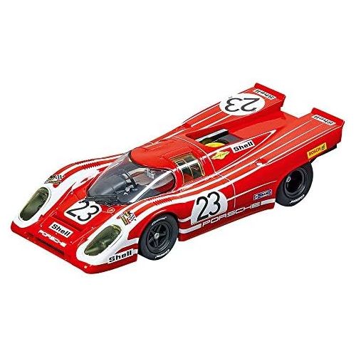  Carrera USA 20027569 Porsche 917K Salzburg No.23 1970 Evolution Analog Slot Car Racing Vehicle 1:32 Scale, Red