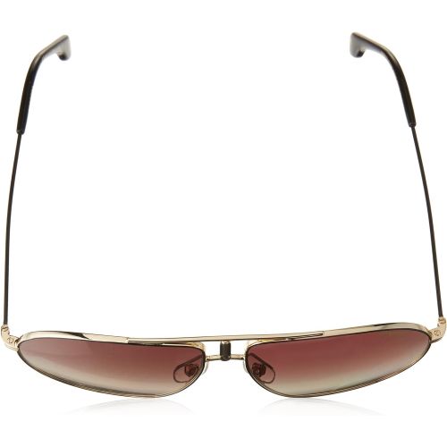  Carrera Bound Aviator Sunglasses, White Gold, 60 mm