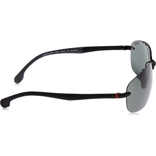  Carrera Mens 4010s Polarized Rimless Sunglasses, BKRTCRYRD, 62 mm