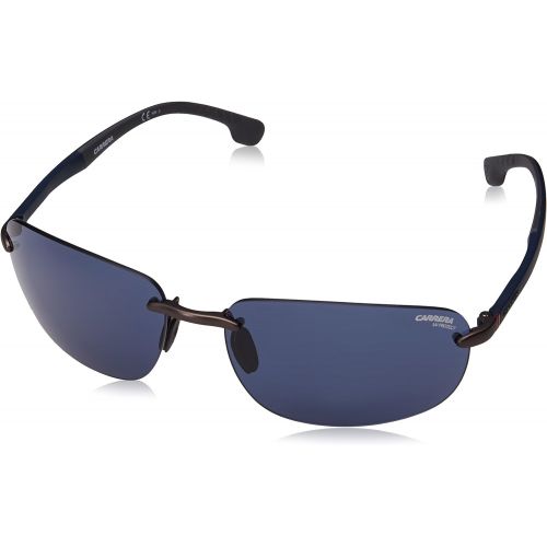  Carrera Mens 4010s Polarized Rimless Sunglasses, BKRTCRYRD, 62 mm