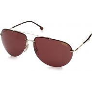 Carrera 149s Aviator Sunglasses, Gold, 65 mm