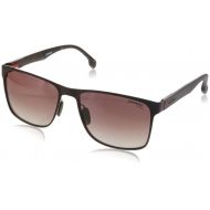 Carrera Mens 8026/s Polarized Square Sunglasses, Matte Brown, 57 mm