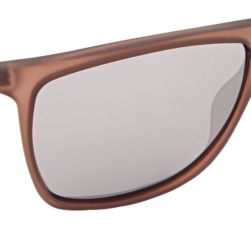  Carrera CA5018S Rectangular Sunglasses, Matte Brown