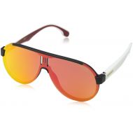 Carrera CARRERA1008/S 4NLUZ Matte Black White / Red Yellow Sunglasses