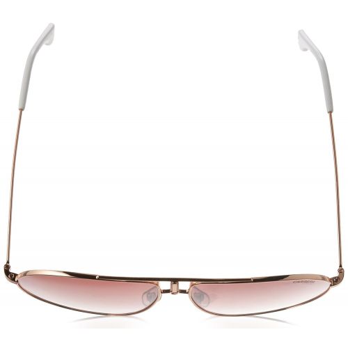  Carrera Mens Bound/s Non-polarized Iridium Aviator Sunglasses, Gold Copper, 60 mm
