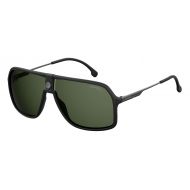 Carrera 1019/S Black/Green Lens Solid Polarized Sunglasses