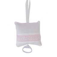 Carriage Boutique Baby Hand Smocked Musical Pillow - Pink
