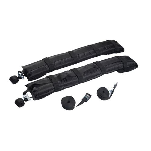  Baoblaze Pack of 2 Car Soft Roof Rack Travel Luggage Snowboard Carrier Bars Self Inflatable