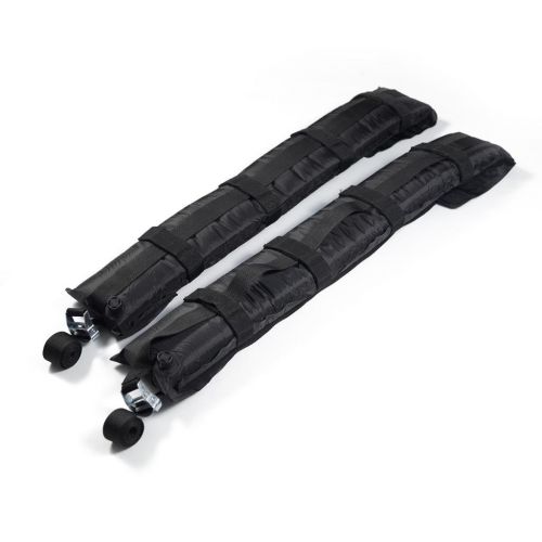  Baoblaze Pack of 2 Car Soft Roof Rack Travel Luggage Snowboard Carrier Bars Self Inflatable