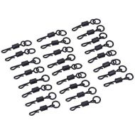 [아마존베스트]Carry Stone 25 Piece Q-shaped swivel for carp fishing tackle quick release connector (25pcs) Durable and useful