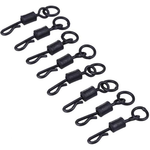  [아마존베스트]Carry Stone 25 Piece Q-shaped swivel for carp fishing tackle quick release connector (25pcs) Durable and useful