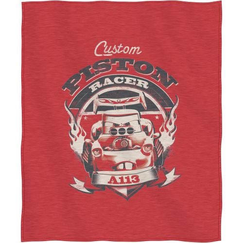 디즈니 Cars Piston Racer Throw, 50 x 60, Sweatshirt Blanket