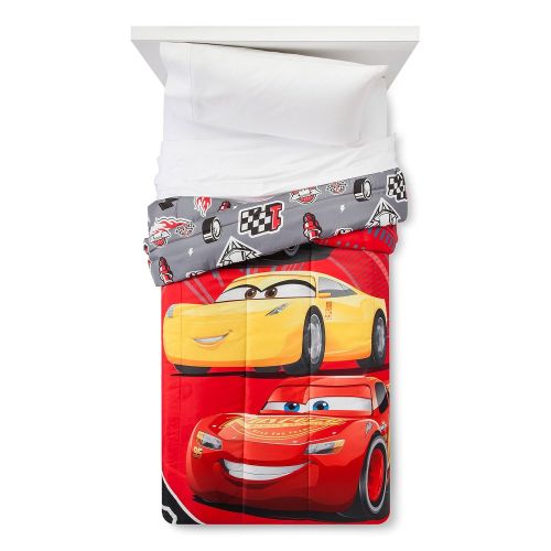  Cars Red Comforter (Twin) Red