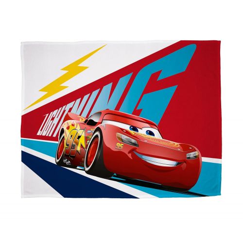  Disney Cars lightning Fleece Blanket - Large Print Design