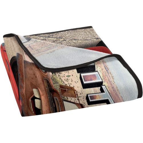 디즈니 Cars Off The Road Micro Raschel Throw Blanket, 46 x 60