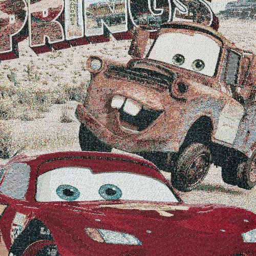  Disney Pixars Cars, Greetings from Radiator Springs Woven Tapestry Throw Blanket, 48 x 60, Multi Color