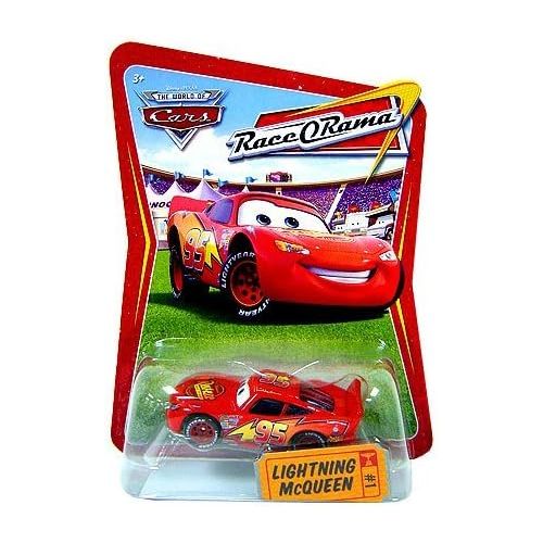 디즈니 Cars Race O Rama Mack Hauler & Lightning McQueen Set Disney