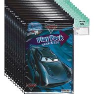 Disney Cars 3 Grab n Go Play Packs Bundle (12 Pack) Party Favors and 12 Thank you Cards