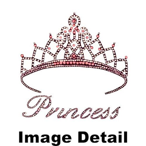  CarsCover Pink Princess Crown Crystal Diamond Bling Rhinestone Studded Carpet Car SUV Truck Floor Mats 4 PCS