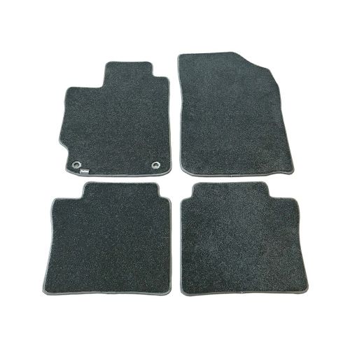  CarsCover Custom Fit 2015-2017 Toyota Camry Front and Rear Carpet Car Floor Mats Heavy Cushion Ultramax Asphalt Black