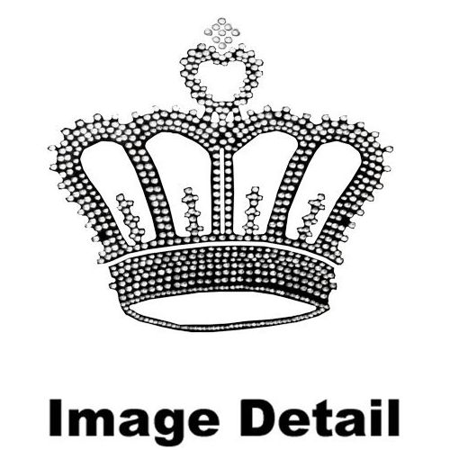  CarsCover King Crown Crystal Diamond Bling Rhinestone Black Car SUV Truck Low Back Seat Covers