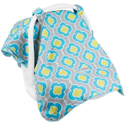  Carseat Canopy Baby Car seat Cover Blanket with Minky interior Kennedy