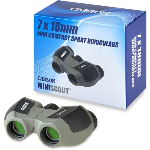  Carson 7x18 Mini Scout Binoculars