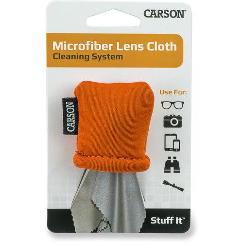  Carson Stuff-it Microfiber Cloth (Orange)