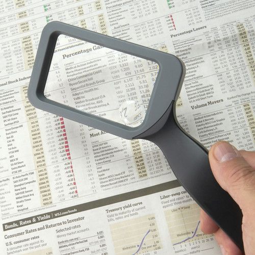  Carson JS-18 2x Handheld Magnifier with 6.5x Viewing Spot