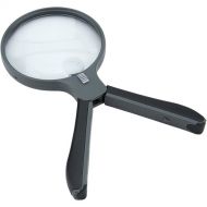 Carson HF-11 2x Split Handle Magnifier with 3.5x Power Spot