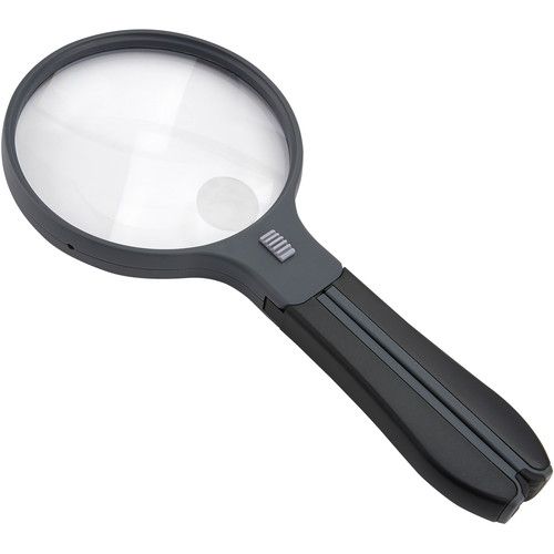  Carson HF-11 2x Split Handle Magnifier with 3.5x Power Spot