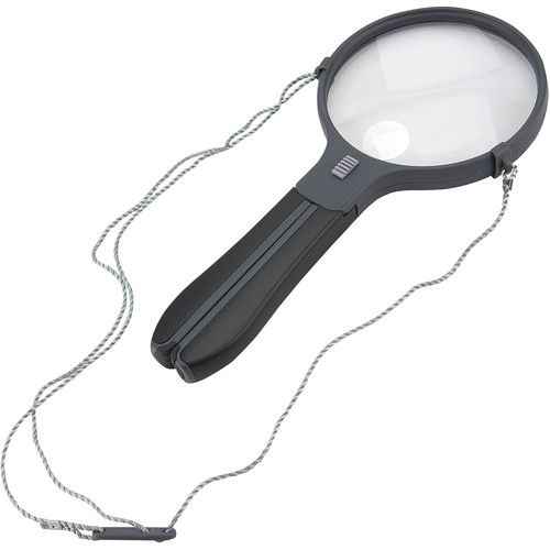  Carson HF-11 2x Split Handle Magnifier with 3.5x Power Spot