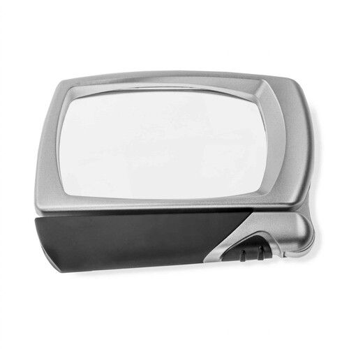  Carson LED Lighted 2.5x Power Folding Rectangular Magnifier