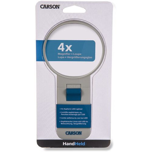  Carson Illuminated Handheld Aspheric LED Lighted Magnifier (3