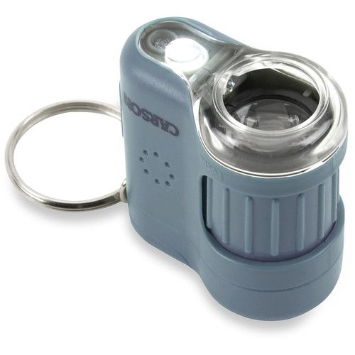  Carson MicroMini 20x Pocket Microscope (Surf Blue)