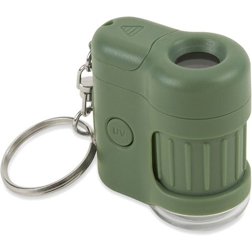  Carson MicroMini 20x Pocket Microscope (Safari Green)