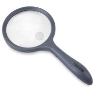 Carson HM-44 2x LED Lighted Handheld Magnifier with 4x Viewing Spot