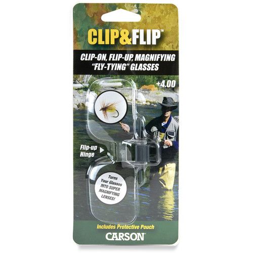  Carson OD-10 Clip and Flip Wearable Magnifiers