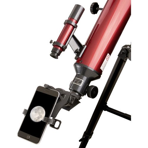  Carson RedPlanet 90mm f/11 Refractor EQ Telescope Digiscoping Kit