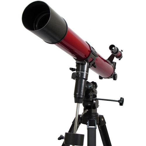  Carson RedPlanet 90mm f/11 Refractor EQ Telescope Digiscoping Kit