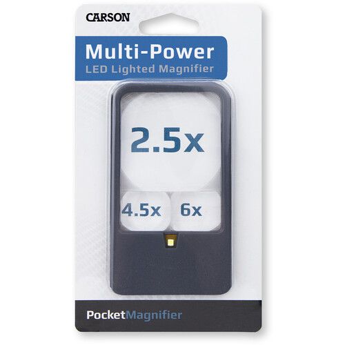  Carson PM-33 LED Pocket Magnifier