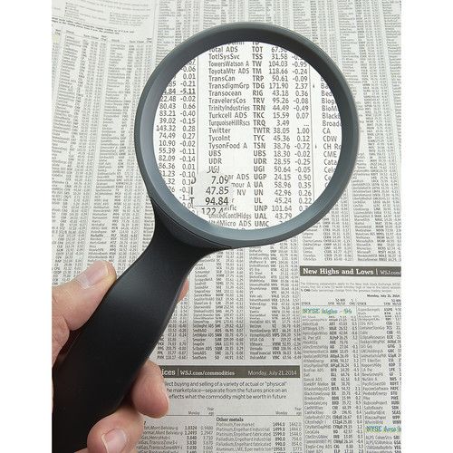  Carson JS-36 2x HandHeld Magnifier with 4.5x Power Spot