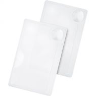 Carson Credit Card-Sized Magnifier with Spot Lens (2-Pack)