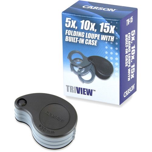  Carson TV-15 5-15x TriView Industrial Magnifier