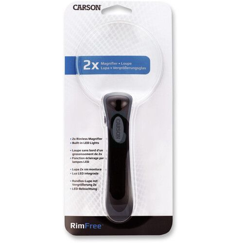  Carson RM-95 2x RimFree Lighted Magnifier