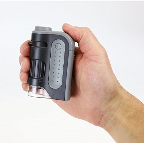  [아마존베스트]Carson MicroBrite Plus 60x-120x Power LED Lighted Pocket Microscope (MM-300)