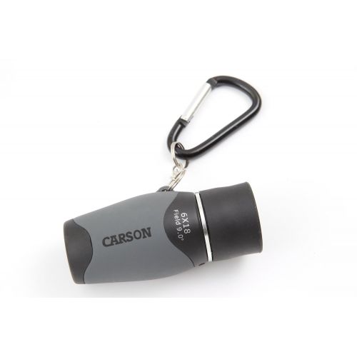  Carson MiniMight 6x18mm Pocket Monocular with Carabiner Clip (MM-618)