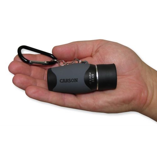  Carson MiniMight 6x18mm Pocket Monocular with Carabiner Clip (MM-618)